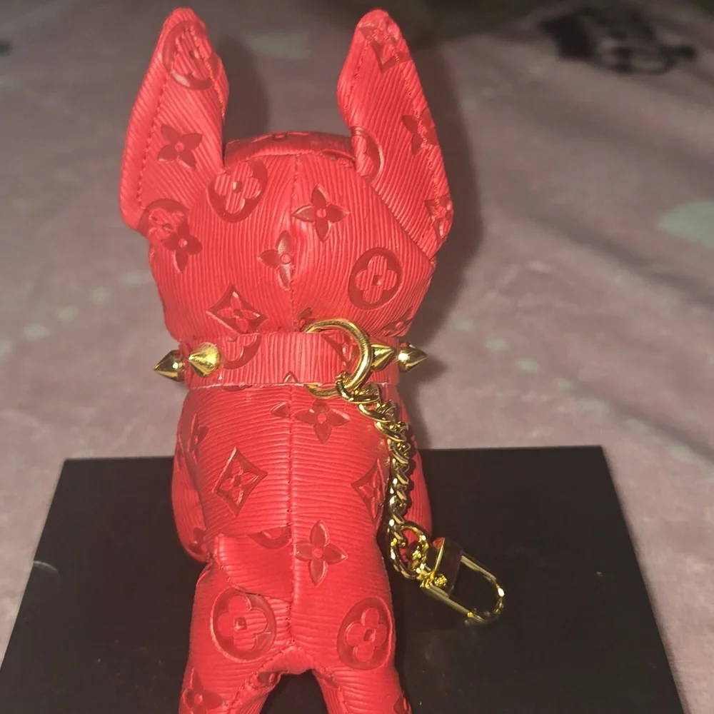 Red Dog Keychain Accessory - Picture 4 of 4